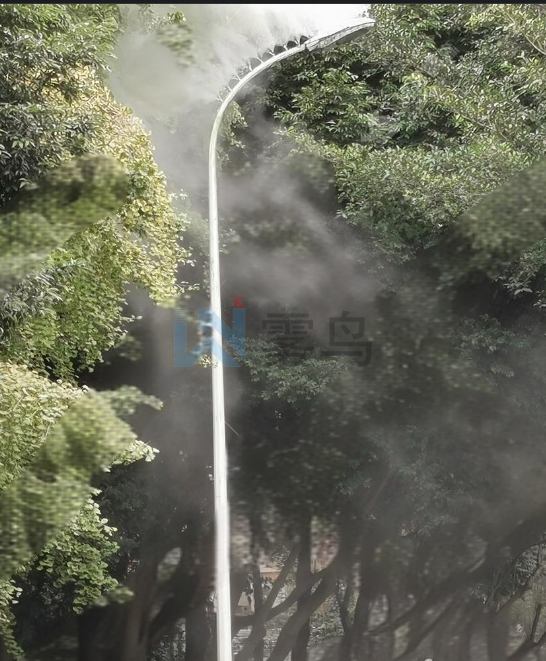 山西路燈杆噴霧系統